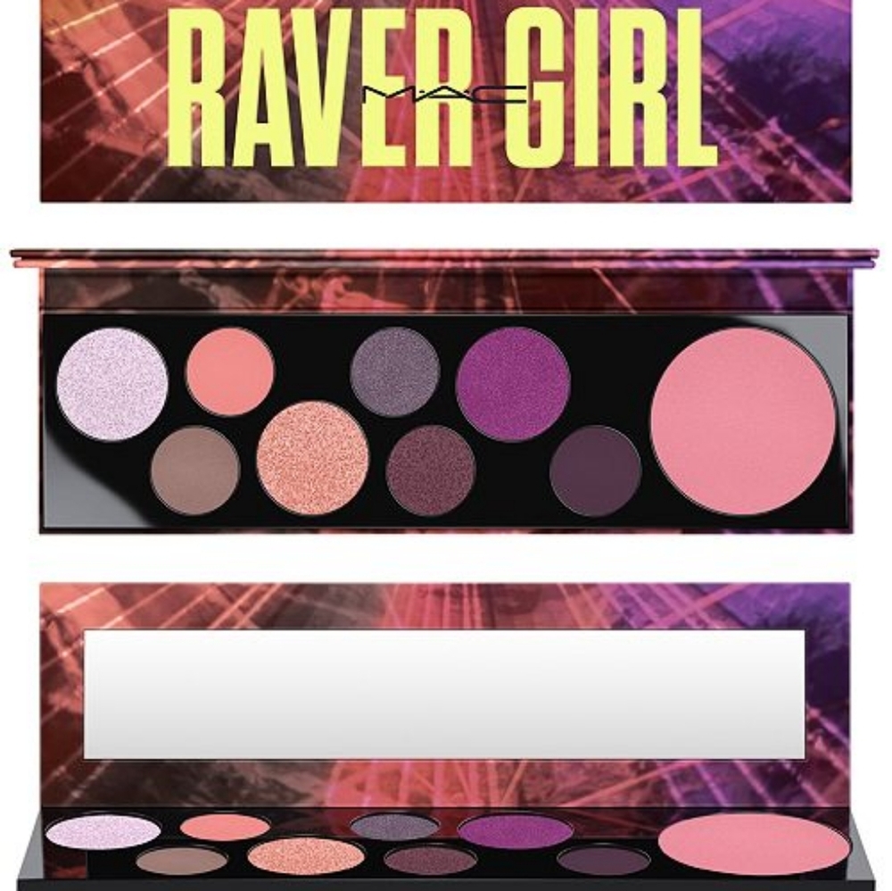 Mac Raver Girl Eyeshadow and Highlighter Palette